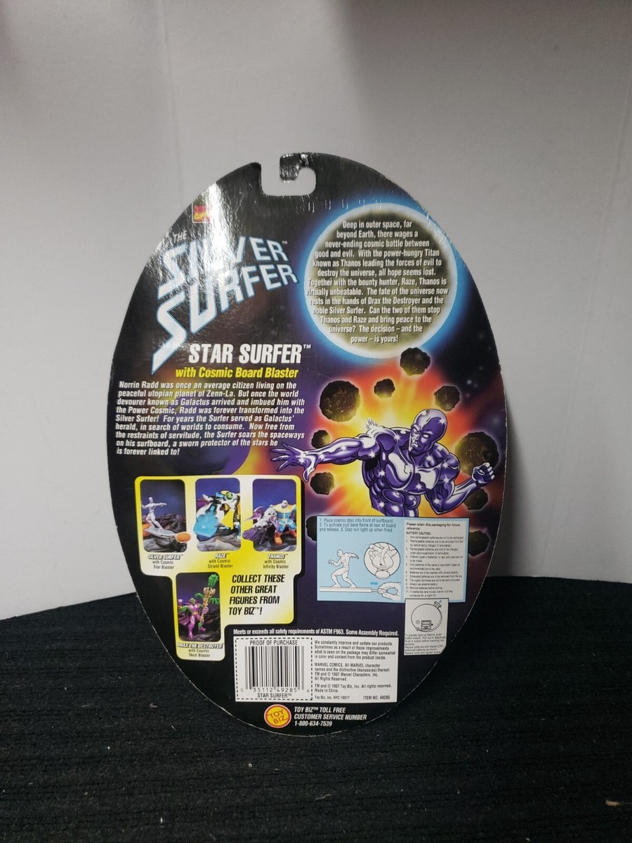 Marvel Comics Silver Surfer Cosmic Power Blasters Star Surfer 1997