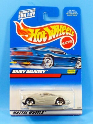 HOT WHEELS LAMBORGHINI COUNTACH VHTF ERROR IN DAIRY DELIVERY MAINLINE CARD  1/64