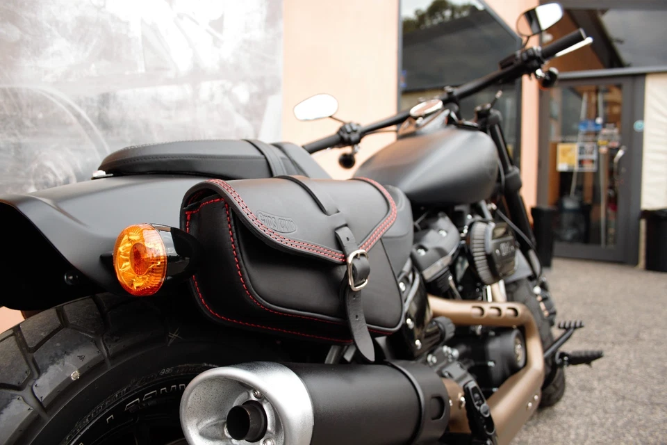 SATTELTASCHE RECHTE SEITE FÜR HD SOFTAIL FAT BOB 2018-2025 ENDSCUOIO LEDER - Bild 3 von 4