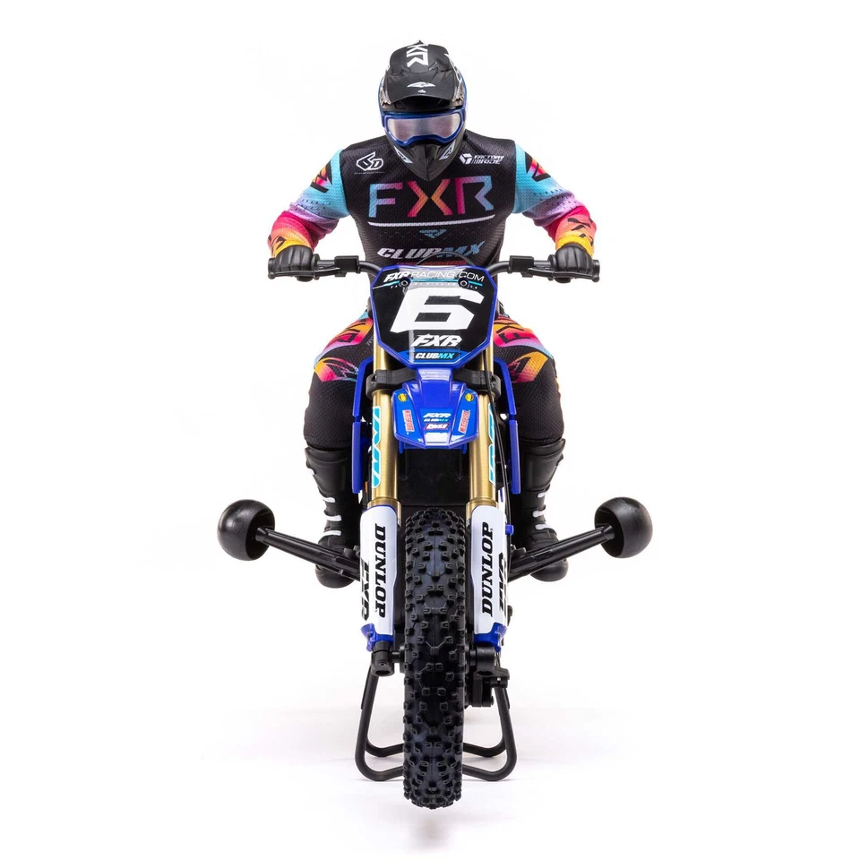 Losi LOS06000T2 1/4 Promoto-MX Motorcycle RTR, FXR Blue - Image 3 of 4