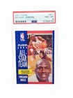 1991-92 Fleer Basketball Michael Jordan Card PSA 8 #211 Chicago Bulls