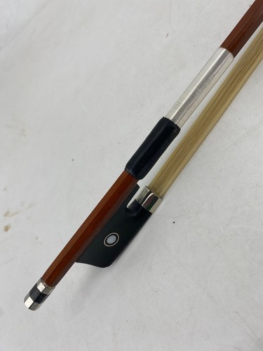 16 inch Viola Bow brazilwood Ebony frog Straight Natural Bow Hair Advance Bows - Picture 12 of 21