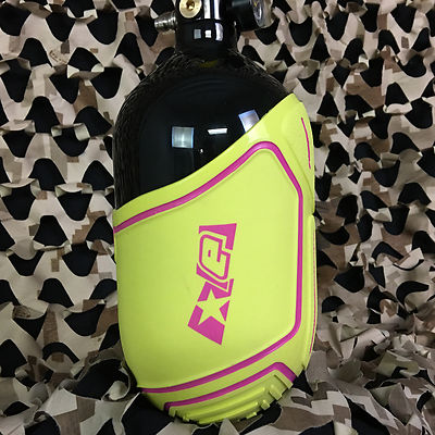 NEW Planet Eclipse Paintball Tank Cover - Small (45ci & 50ci) - Gold/Pink