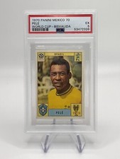 1970 Panini Mexico 70 Pele World Cup Sticker Bisvalida PSA 5