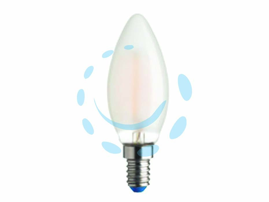LAMPADA LED OLIVA STICK SATINATA E14