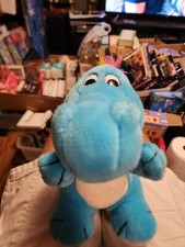 BLUE Dragon Puppet Welcome Industrial Corp Vintage Plush Toy