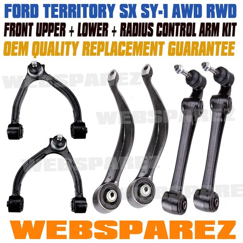 For Ford Territory SX SY Front Lower +Upper Control Arms Radius Arm 20042009 eBay