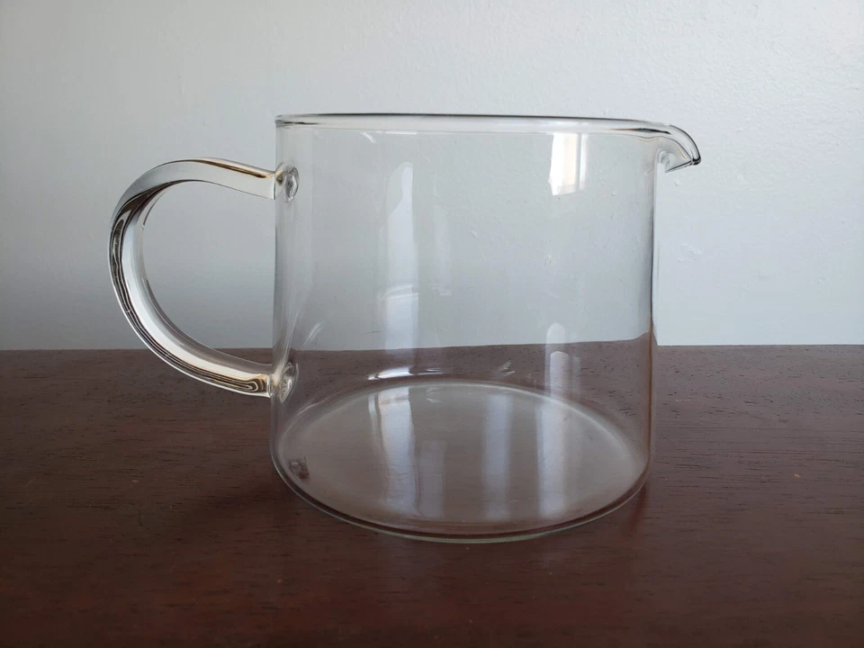 Jarra de vidrio térmico moderna Mid Century, cafetera/tetera, 24 oz, sin firmar Foto 2 de 4
