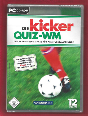 DIE kicker QUIZ-WM 2006 PC CD-ROM Ratespiel für Fußballfreunde von wissen.de