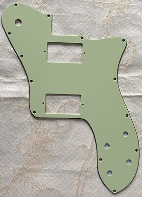 Pick Fits Fender Squier Telecaster Deluxe PAF Guitar Pickguard,Vintage Green