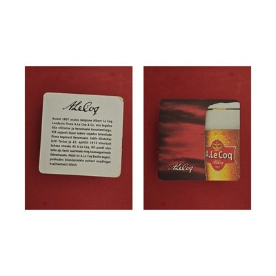 A.Le Coq Aastal 1807... Brewery Beer Mat Beer