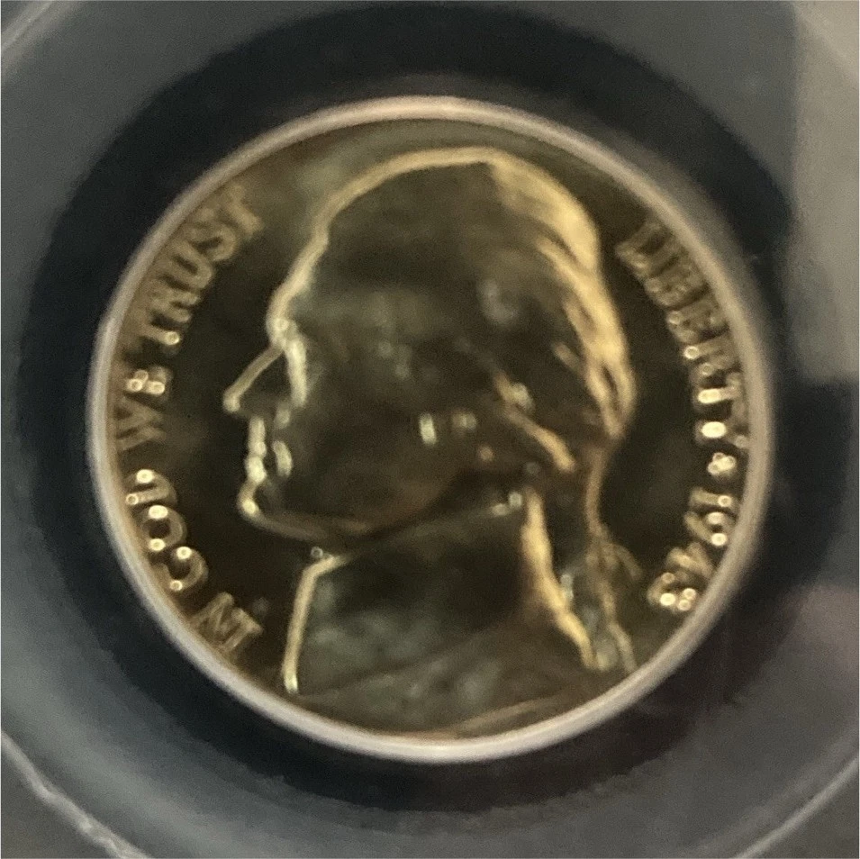 PCGS Certified MS 66 Graded 1943 Year US Jefferson Nickels (1938