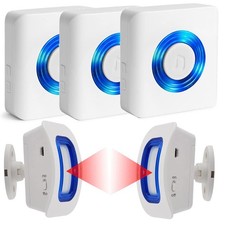 Evernary Caregiver Pager Wireless Motion Sensor Alert Room Bed Alarm And Fall