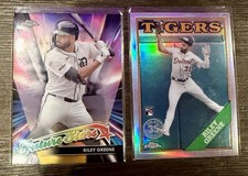2023 Chrome 35th Anniversary Riley Greene RC Rookie Refractor & Future Stars