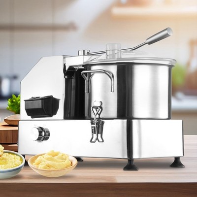 6L Commercial Food Processor Electric Vegetable Fruit Meat Cutter Food Chopper-