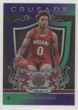 2019 Panini Prizm Draft Picks Crusade Purple & Green /199 Romeo Langford #99 0c2