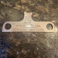 VINTAGE KITCHEN BEECH NUT BABY FOOD JAR OPENER BOTTLE LID CAP LIFTER