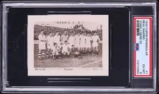 1932 Cupon Peninsular * REAL MADRID 1st LaLiga Title * PSA 6 * POP 1 None Higher