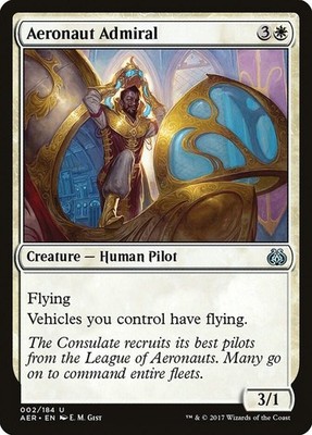 Aeronaut Admiral 2 UC Aether Revolt Magic: The Gathering NM/M
