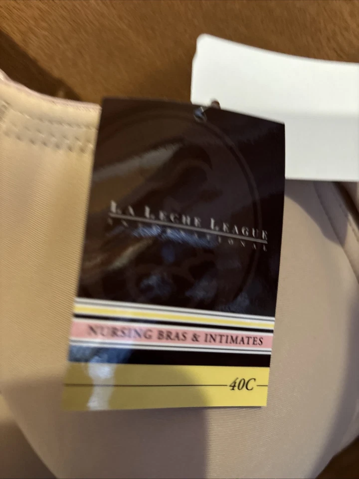 women’s Maternity nursing bra LA LECHE LEAGUE, beige 4214 size 40c b107 - Image 4 of 4