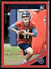2018 Donruss #382 Luke Falk Press Proof Red