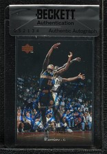 BAS 1995-96 Upper Deck BJ Armstrong #227 Seal of Authenticity Auto 3c7