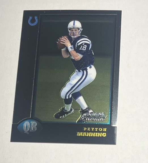 Peyton Manning 1998 Bowman Chrome - #1 Rookie (RC)