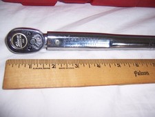 Snap On Tool Qjr-2100b 38 Drive Torque Wrench With Case 20-100 Ft Lbs