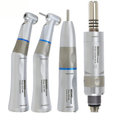 BEING Dental Low Speed Contra Angle Straight Air Motor Handpiece Fiber Optic LED