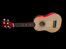21" Soprano Ukulele Natural Wood Beginner Ukelele Professional 4 String Uke Kids
