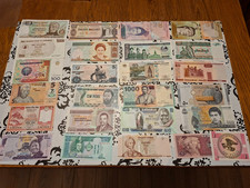 LOT de 25  BILLETS -PAYS DU MONDE (Lot n°111) --UNC/NEUF