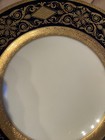 Hutschenreuther Hohenberg Vintage Cobalt & Gold Encrusted 10.5" Dinner Plate — photo 2