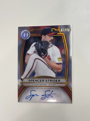2025 Topps Tribute Spencer Strider #TA-SST /75