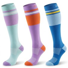 Compression Socks 20-30 mmHg for Women & Men, Graduated Support for Circulati...