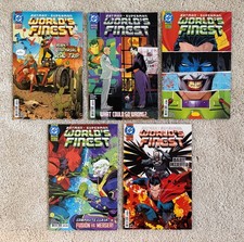 Batman & Superman: World's Finest #44 45 46 47 48. Mark Waid. Nuovo mai letto