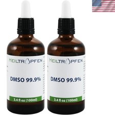 2-Pack 99.9 Pure DMSO - Pharmaceutical Grade Dimethyl Sulfoxide Set 200ml 