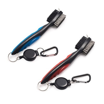 Xintan Tiger Pack of 2 Golf Club Brush Groove Cleaner with As Picture Shown