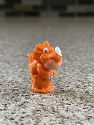Zuru Smashers Dino Ice Age Volcano Triceratops Egg Orange Mini Figure Dinosaur