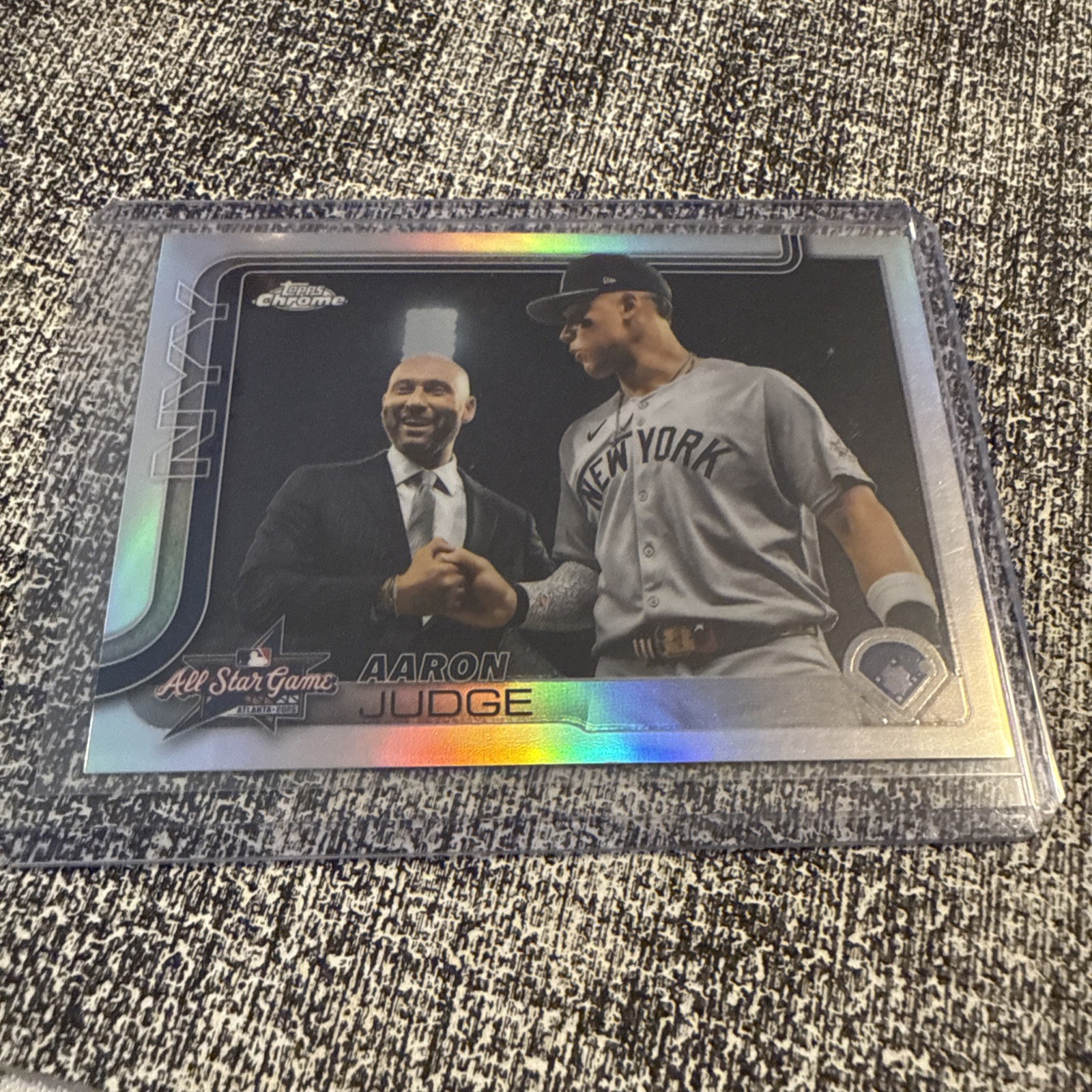 2025 TOPPS CHROME UPDATE AARON JUDGE ALL STAR GAME CHROME IMAGE VARIATION SSP
