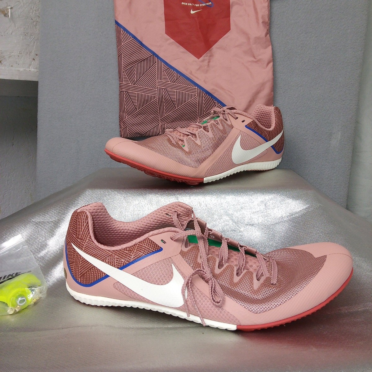 Nike Zoom Rival Multi Men\'s Track and Field Spikes Rose Gold Size 14 HQ2062-600 Nike Zoom Rival Sprint Track Spikes Men Size 9.5 #HQ2061-600  main image 2