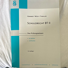 Schuldrecht BT II Das Prüfungswissen 12. Auf...