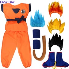 Kids Anime Son Goku Cosplay Costumes Krillin Training Clothes Superhero Outfits