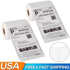 4x 6 Postage Thermal Shipping Labels Compatible with Dymo 4XL 1744907 LabelWrite