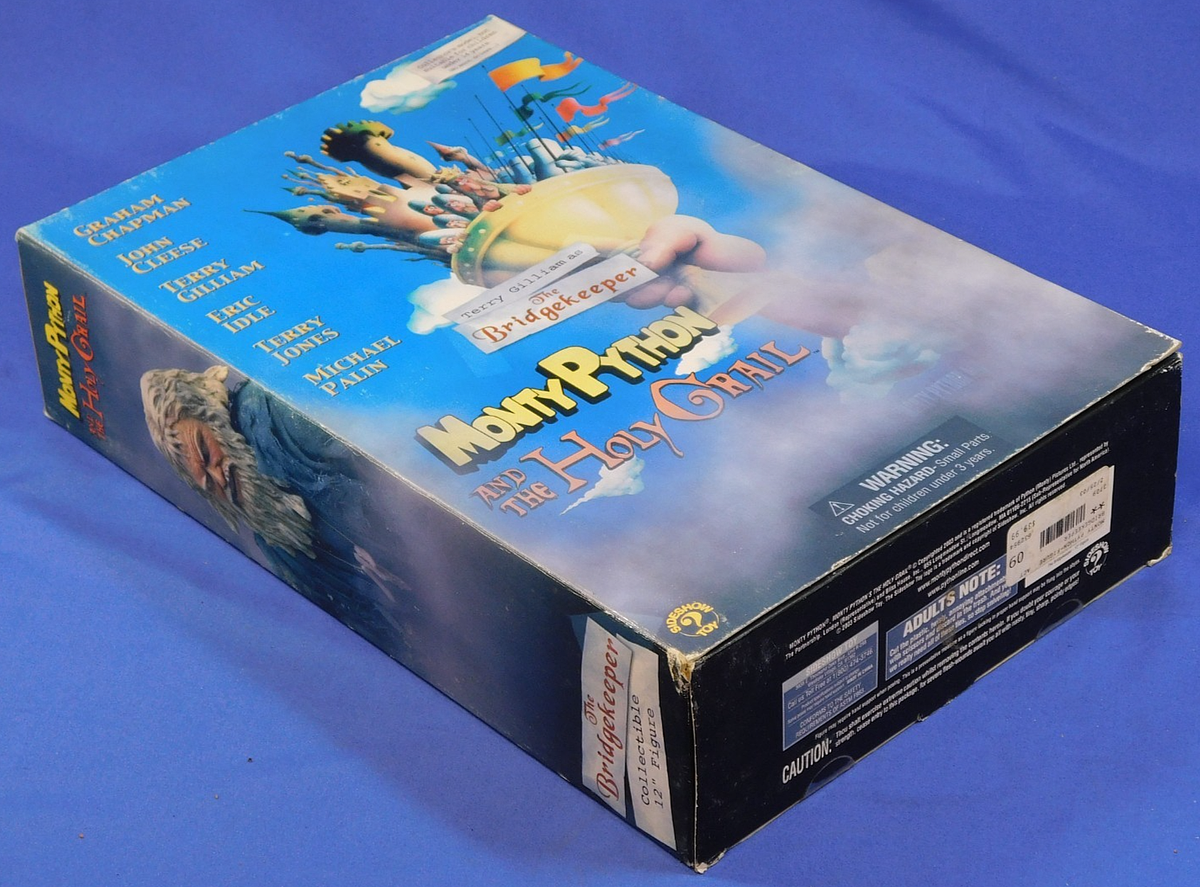 7 MONTY PYTHON HOLY GRAIL 12-INCH FIGURES 2001 ALL SEALED NEW IN