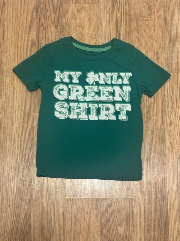 St Patrick’s Irish My Only Green Shirt T-Shirt Size 5T