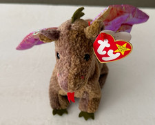 Ty Beanie Baby Scorch the Dragon MWMT - 1998 - new