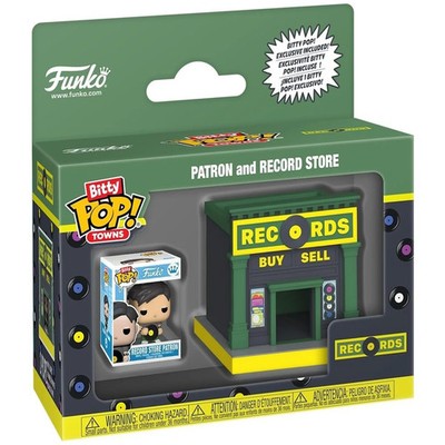 Funko Bitty Pop! Town: Bitty City - Patron and Record Store