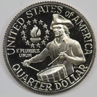 1976  S CLAD Proof Washington Quarter UNCIRCULATED Bicentennial