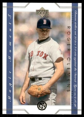 2002-03 UD SuperStars #MM3 Roger Clemens Magic Moments