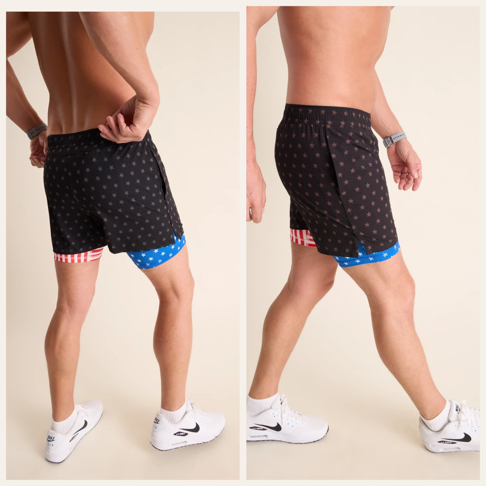 Chubbies Shorts Mens Small 7 Inch Green Boxer Lined Athlounger Citrus Strikes